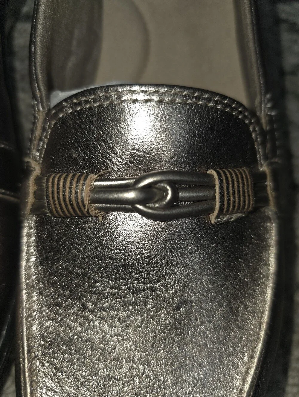 NWOT Clarks Collection Ashland Ballet Loafers | Metallic Rose Gold Leather | - Picture 7 of 10